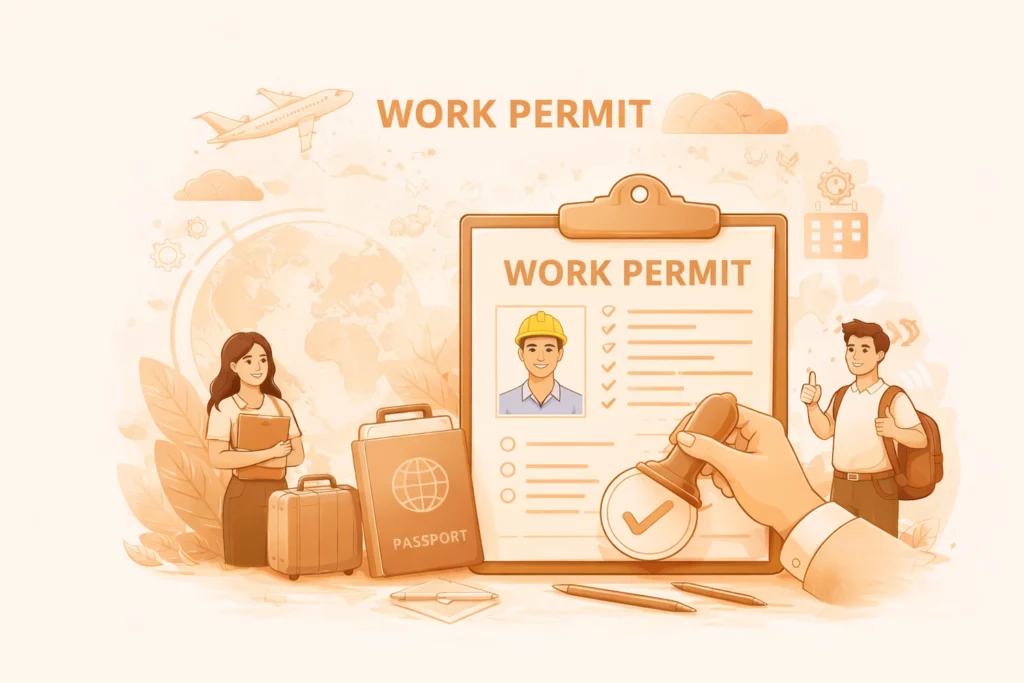 ใบอนุญาตทำงาน mou