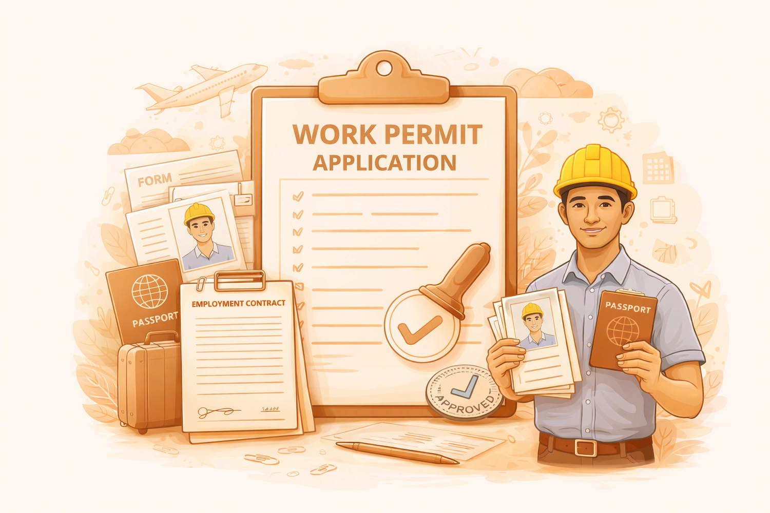 documents required for work permit in Thailand