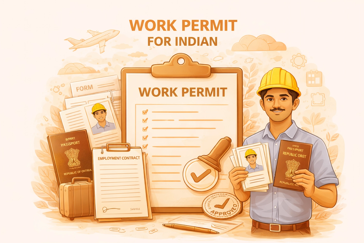 how to get work permit in Thailand for Indian